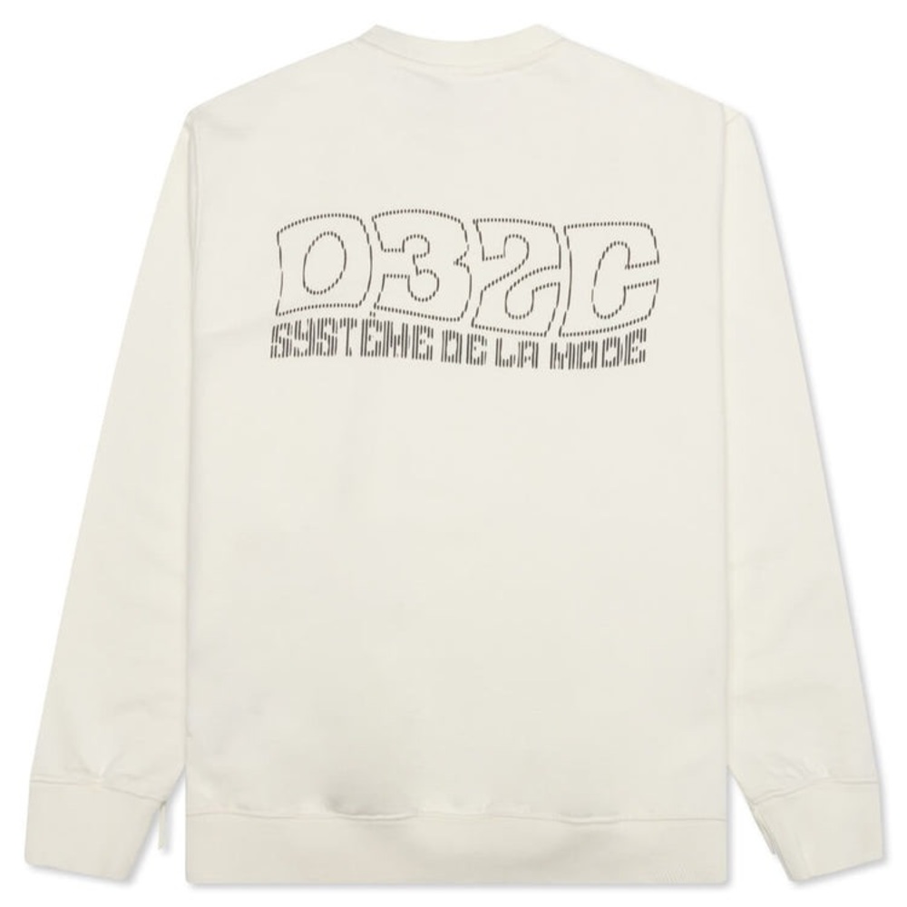 032c Systeme de la Mode Heavyweight Terry cloth 100% Cotton Crewneck Sweatshirt